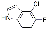 4-Chloro-5-fluoroindole Structure,169674-02-6Structure