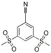 3,5-Bis(methylsulfonyl)benzonitrile Structure,169696-83-7Structure