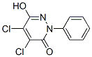 3,6-Pyridazinedione, 4,5-dichloro-1,2-dihydro-1-phenyl- Structure,1698-64-2Structure