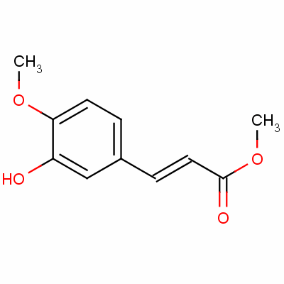 Methyl 3-(3-hydroxy-4-methoxyphenyl)acrylate Structure,16980-82-8Structure