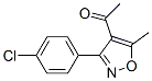 1-[3-(4-氯苯基)-5-甲基异噁唑-4-基]乙烷-1-酮结构式_169814-48-6结构式