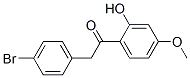 2-(4-Bromophenyl)-1-(2-hydroxy-4-methoxyphenyl)ethanone Structure,170014-23-0Structure