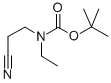 (2-Cyanoethyl)ethyl-carbamic acid tert-butyl ester Structure,170018-97-0Structure