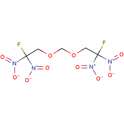 Ethane,1,1-[methylenebis(oxy)]bis[2-fluoro-2,2-dinitro- Structure,17003-79-1Structure