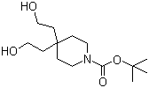 Tert-butyl 4,4-bis(2-hydroxyethyl)-1-piperidinecarboxylate Structure,170229-04-6Structure