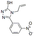 4-丙烯基-5-(3-硝基苯基)-4H-1,2,4-噻唑-3-硫醇结构式_17050-61-2结构式