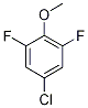 4-Chloro-2,6-difluoroanisole Structure,170572-51-7Structure