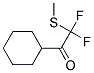 Ethanone, 1-cyclohexyl-2,2-difluoro-2-(methylthio)-(9ci) Structure,170654-39-4Structure