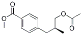 (s)-(9ci)-4-[3-(乙酰基氧基)-2-甲基丙基]-苯甲酸甲酯结构式_170955-24-5结构式