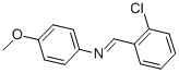 N-(2-氯亚苄基)-4-甲氧基苯胺结构式_17099-11-5结构式