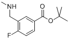 Tert-butyl 4-fluoro-3-((methylamino)methyl)benzoate Structure,171050-01-4Structure