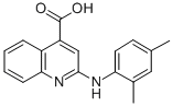 2-[(2,4-Dimethylphenyl)amino]quinoline-4-carboxylic acid Structure,171204-19-6Structure