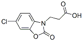 3-(6-Chloro-2-oxo-1,3-benzoxazol-3(2h)-yl)propanoic acid Structure,17124-56-0Structure