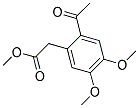 Methyl 2-(2-acetyl-4,5-dimethoxyphenyl)acetate Structure,17173-27-2Structure