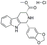 (1R,3r)-9h-pyrido[3,4-b]indole-3-carboxylic acid, 1,2,3,4-tetrahydro-1-(3,4-methylenedioxyph enyl), methyl ester, hydrochloride Structure,171752-68-4Structure