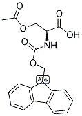 Fmoc-L-Ser(Ac)结构式_171778-17-9结构式