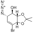 [3As-(3aα,4α,5β,7aα)]-5-叠氮基-7-溴-3a,4,5,7a-四氢-2,2-二甲基-1,3-苯并二氧代-4-醇结构式_171916-75-9结构式