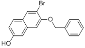 7-(Benzyloxy)-6-bromonaphthalene-2-ol Structure,171975-85-2Structure