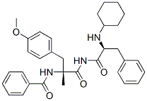 N-苯甲酰基-O,alpha-二甲基-D-酪氨酰-N-环己基-L-苯丙氨酰胺结构式_172168-08-0结构式