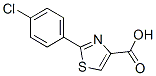 2-(4-Chlorophenyl)-1,3-thiazole-4-carboxylic acid Structure,17228-98-7Structure