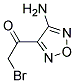 Ethanone, 1-(4-amino-1,2,5-oxadiazol-3-yl)-2-bromo-(9ci) Structure,172469-62-4Structure