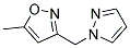 Isoxazole, 5-methyl-3-(1h-pyrazol-1-ylmethyl)-(9ci) Structure,172475-36-4Structure