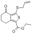 Ethyl 3-(allylthio)-4-oxo-4,5,6,7-tetrahydrobenzo[c]thiophene-1-carboxylate Structure,172516-32-4Structure