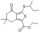 Ethyl 3-(sec-butylthio)-6,6-dimethyl-4-oxo-4,5,6,7-tetrahydrobenzo[c]thiophene-1-carboxylate Structure,172516-44-8Structure