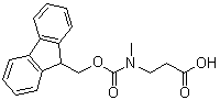 N-Fmoc-N-甲基-beta-丙氨酸结构式_172965-84-3结构式