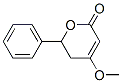 4-Methoxy-6-phenyl-5,6-dihydro-pyran-2-one Structure,17298-18-9Structure