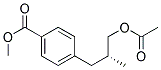 (r)-(9ci)-4-[3-(乙酰基氧基)-2-甲基丙基]-苯甲酸甲酯结构式_173065-76-4结构式