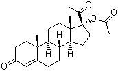 3,20-Dioxopregn-4-en-17-beta-yl acetate Structure,17308-02-0Structure