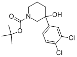 Tert-butyl 3-(3,4-dichlorophenyl)-3-hydroxypiperidine-1-carboxylate Structure,173086-67-4Structure