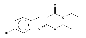 2-(4-Hydroxy-benzylidene)-malonic acid diethyl ester Structure,17315-86-5Structure