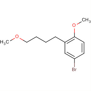 4-Bromo-1-methoxy-2-(4-methoxybutyl)benzene Structure,173336-70-4Structure