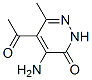 5-乙酰基-4-氨基-6-甲基-2H-吡嗪-3-酮结构式_17335-04-5结构式