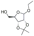 (9ci)-乙基 2,3-o-(1-甲基亚乙基)-D-呋喃核糖苷结构式_173532-18-8结构式