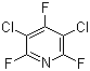 3,5-Dichloro-2,4,6-trifluoropyridine Structure,1737-93-5Structure