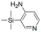 (8CI)-4-氨基-3-(三甲基甲硅烷基)-吡啶结构式_17379-44-1结构式