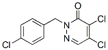 4,5-Dichloro-2-(4-chlorobenzyl)-2,3-dihydropyridazin-3-one Structure,173843-85-1Structure