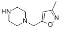 1-[(3-Methyl-5-isoxazolyl)methyl]piperazine Structure,173850-53-8Structure