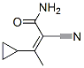 2-Butenamide, 2-cyano-3-cyclopropyl- Structure,17407-32-8Structure