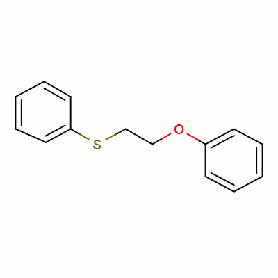 Benzene,[(2-phenoxyethyl)thio]- Structure,17414-04-9Structure