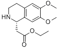 1-Isoquinolineacetic acid, 1,2,3,4-tetrahydro-6,7-dimethoxy-, ethyl ester, (1s)- Structure,17447-45-9Structure