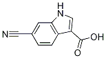 6-Cyano-1h-indole-3-carboxylic acid Structure,174500-88-0Structure