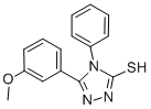 5-(3-Methoxyphenyl)-4-phenyl-4H-1,2,4-triazole-3-thiol Structure,174573-90-1Structure