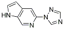 5-(1H-1,2,4-triazol-1-yl)-1h-pyrrolo[2,3-c]pyridine Structure,174610-09-4Structure