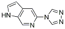 5-(4H-1,2,4-triazol-4-yl)-1h-pyrrolo[2,3-c]pyridine Structure,174610-13-0Structure