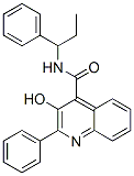 (-)-(S)-n-(alpha-ethylbenzyl)-3-hydroxy-2-phenylquinoline-4-carboxamide Structure,174636-32-9Structure