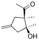 Ethanone, 1-(2-hydroxy-1,2-dimethyl-4-methylenecyclopentyl)-, trans-(9ci) Structure,174682-12-3Structure